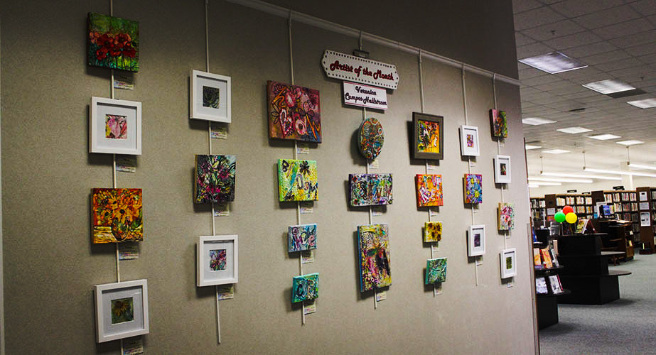 Veronica Campos-Hallstrom's Art Exhibit at New Bern-Craven County Public Library