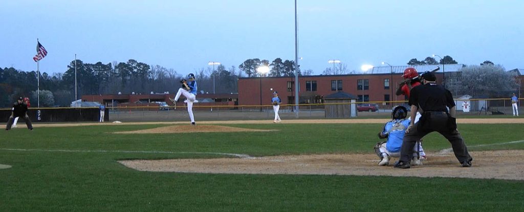 New Bern Bears JV baseball team play at home against the Swansboro Pirates on March 1. Photo by Wendy Card.