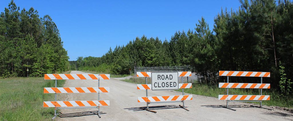 Countyline Road at Brices Creek Road Closed 4.23.23