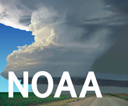 Supercell storm cloud. Photo by NOAA.