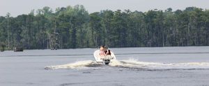 Boating on the Neuse River in New Bern, N.C. (Wendy Card)