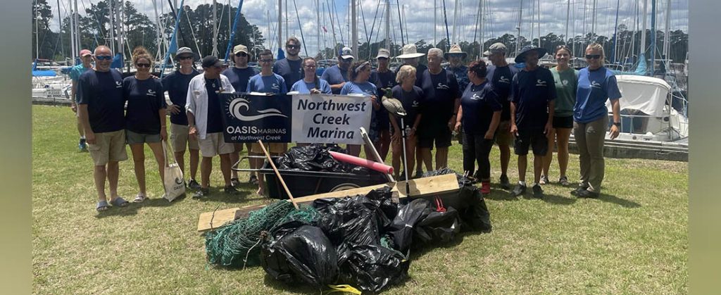 Northwest Creek Marina cleanup