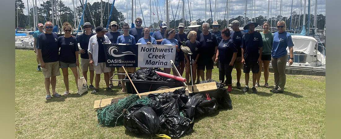 Northwest Creek Marina cleanup