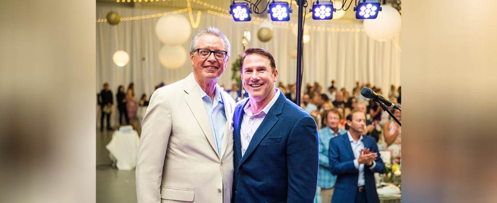 Nicholas Sparks and Dr. Dwight Carlblom at Epiphany School of Global Studies’ Southern Soirée Gala & Auction. (Courtesy)