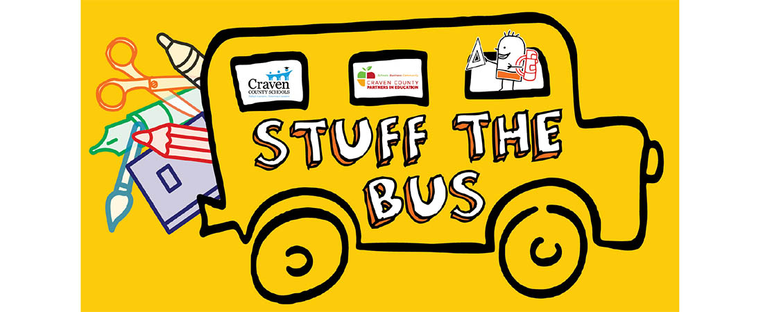 Stuff the Bus event in New Bern, N.C.