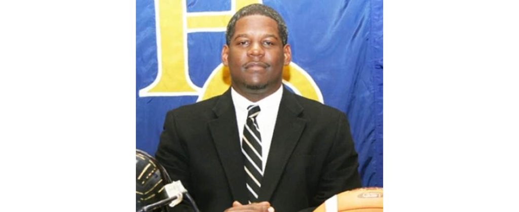 Terrence Saxby selected as New Bern High School's Head Football Coach.