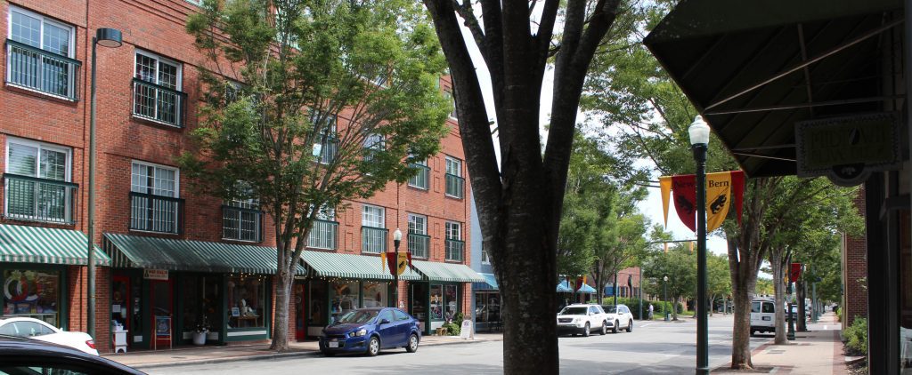 Middle Street in downtown New Bern, N.C.