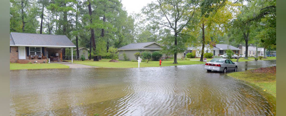 Flooding from Tropical Storm Ophelia in New Bern, N.C.