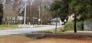 Intersection of Old Airport Road and West Grantham Road.