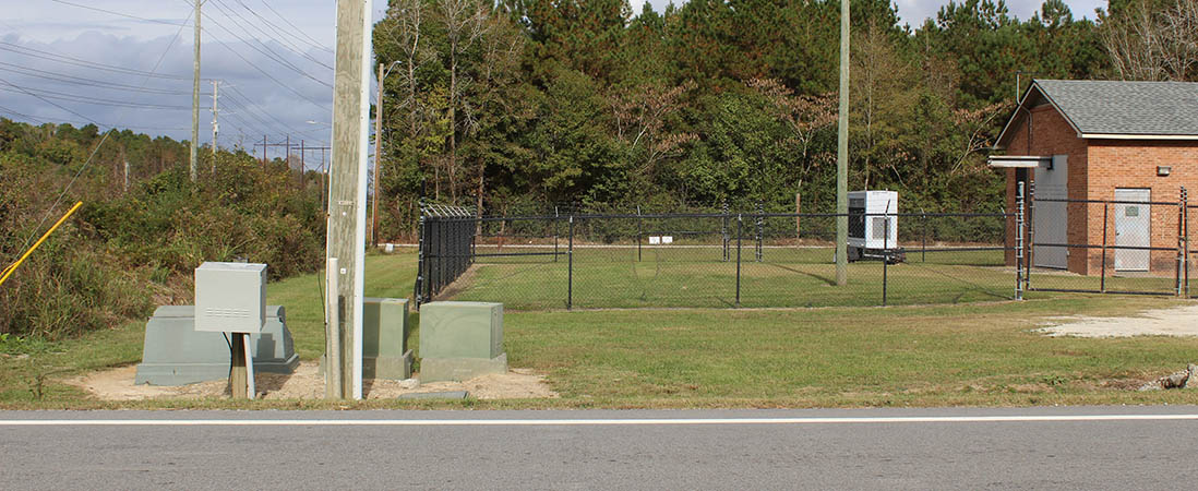 Notice of Public Hearing signs posted on Hwy 55. One was posted on Oct. 31 and the other was posted sometime after that. (Photo by Wendy Card)