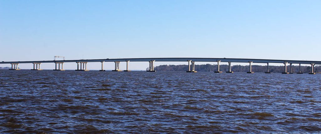 Neuse River Bridge in New Bern, NC (Photo by Wendy Card)