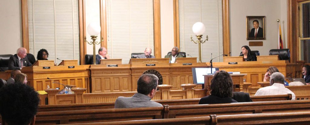 New Bern Board of Aldermen meet on Jan. 28, 2025. (Photo by Wendy Card)