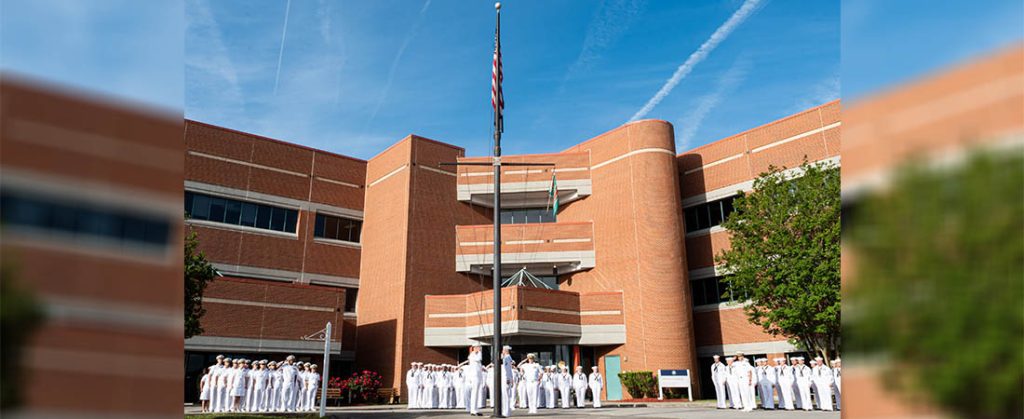 Summer Whites inspection at Naval Health Clinic Cherry Point in Havelock, NC. (Photo by Thomas Cieslak)