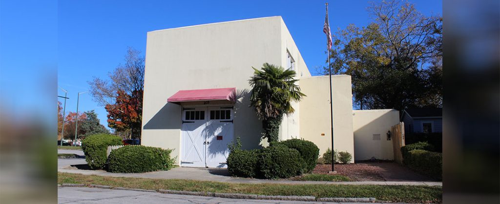 Photo of the former Firemen's Museum taken on Nov. 14, 2025 in New Bern, NC. (By Wendy Card)