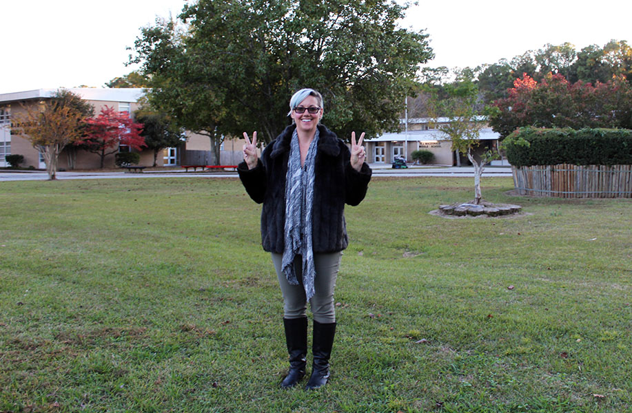 Lainy White in New Bern, NC. (Photo by Wendy Card)