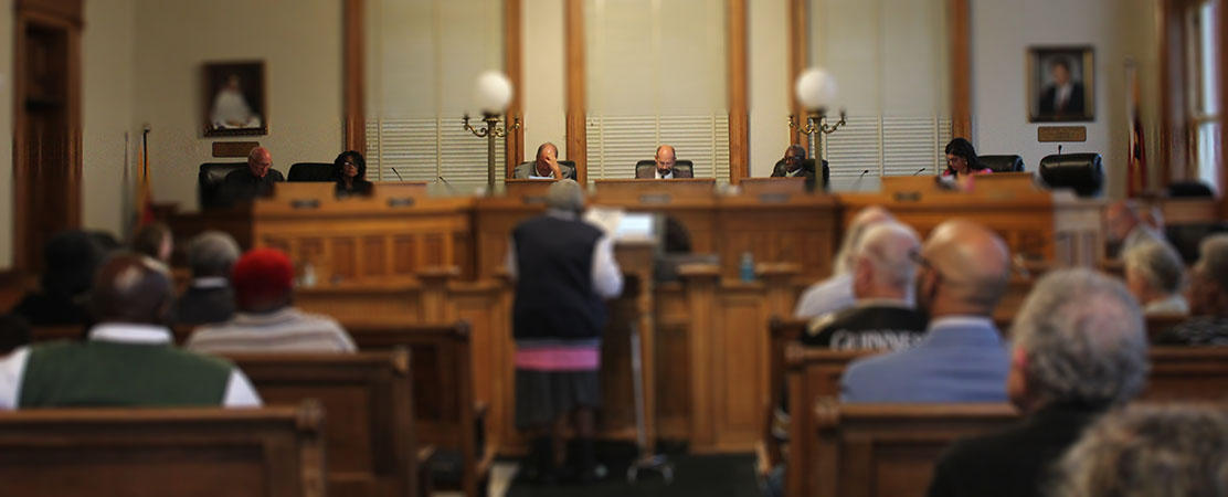 Photo of the Board of Aldermen meeting taken on Sept. 9, 2025 at City Hall in New Bern, NC. (By Wendy Card)