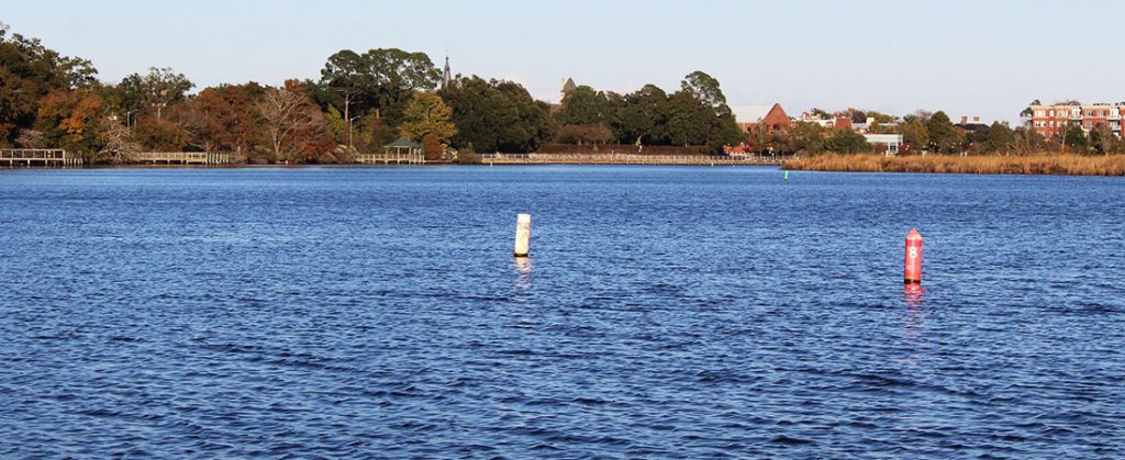 Trent River in New Bern, NC (Photo by Wendy Card)