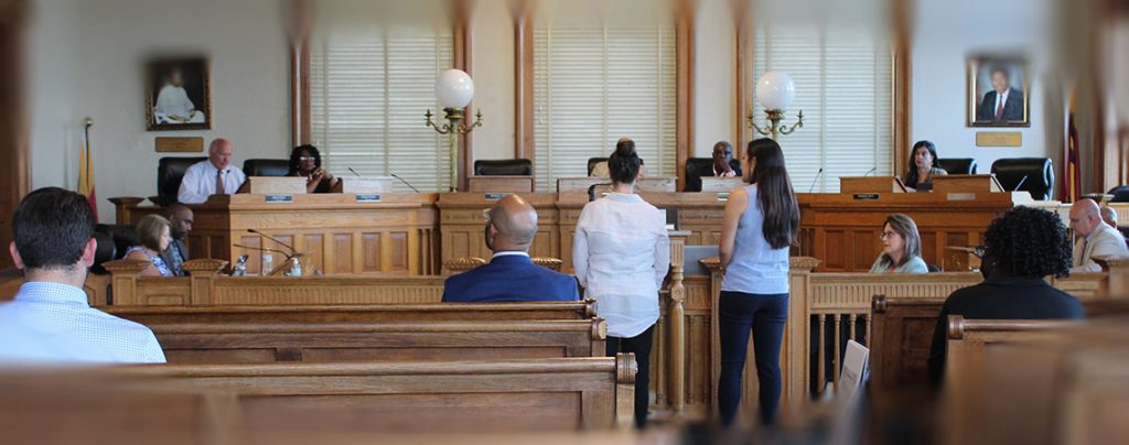 Board of Aldermen discuss lease with We Can Be Association on Sept. 23, 2025 in New Bern, NC. (Photo by Wendy Card)