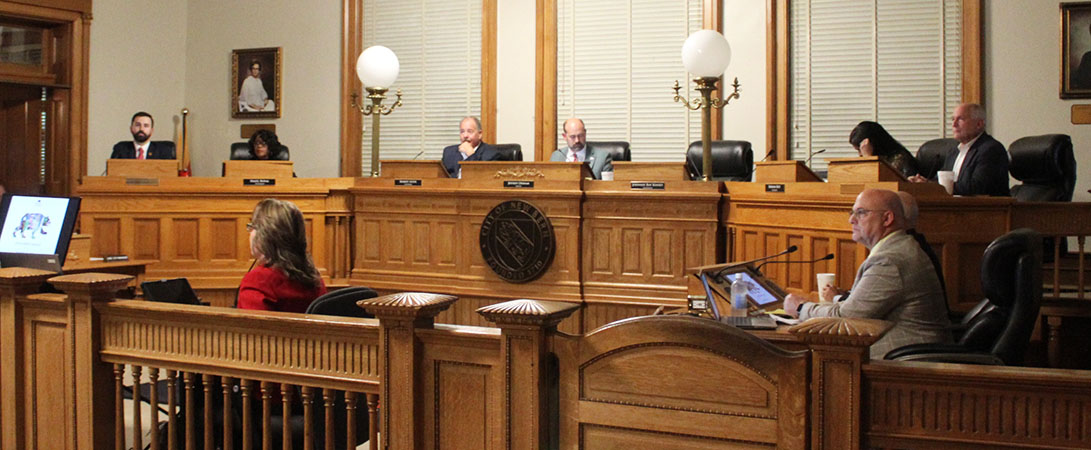 Board of Aldermen at City Hall in New Bern, NC on Dec. 9, 2025. (Photo by Wendy Card)