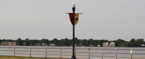 Light pole in downtown New Bern, NC. (Photo by Wendy Card)