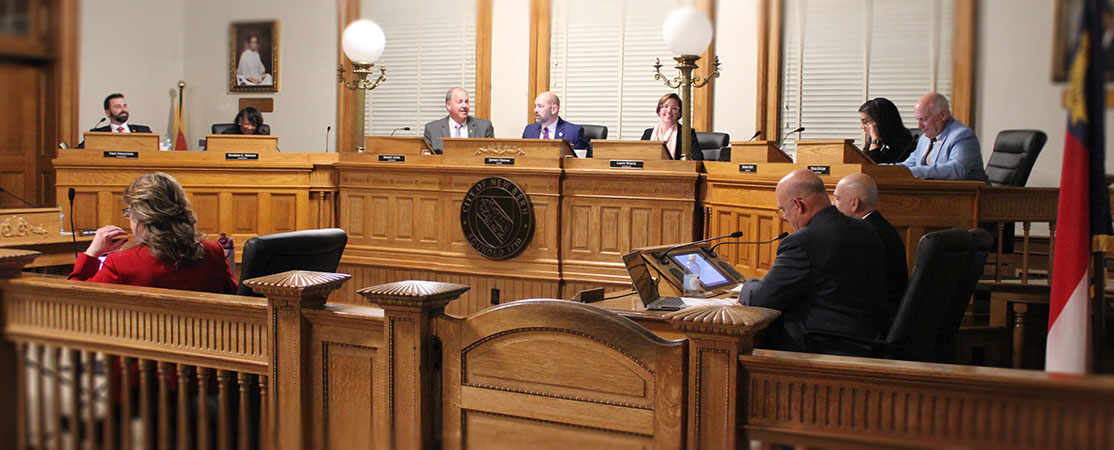 New Bern Board of Aldermen meeting on Feb. 10, 2026 at City Hall.