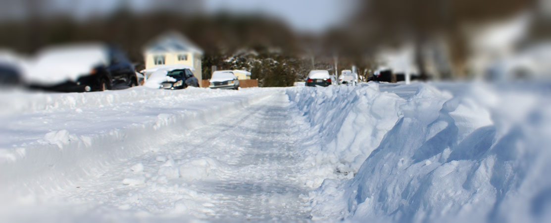 Snow covered road in New Bern, NC on Feb. 1, 2026. (Photo by Wendy Card)