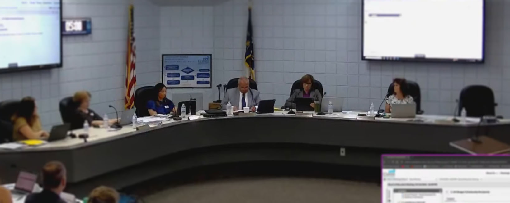 Craven County Board of Education meeting.