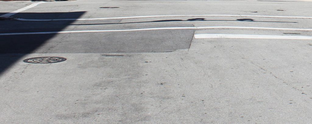 Crosswalk at Craven and Pollock streets in New Bern, NC. (Photo by Wendy Card)