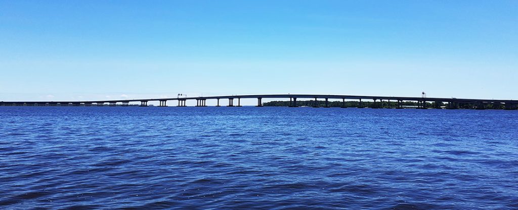 Neuse River Bridge in New Bern, NC.