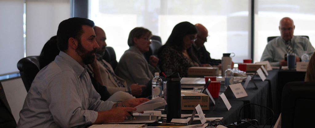 Photo of Board of Aldermen meeting on May 5, 2026 at Stanley A. White Recreation Center in New Bern, NC. (Photo by Wendy Card)