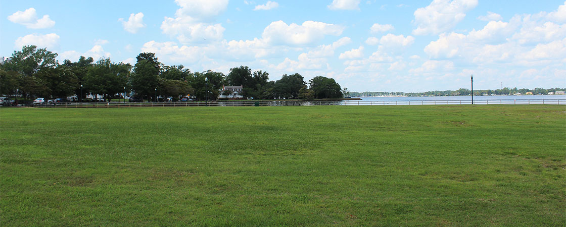 Craven County owned waterfront property in downtown New Bern, NC. (Photo by Wendy Card)