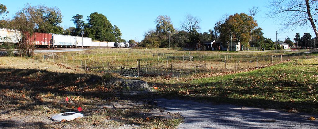 Biddle street pump station in New Bern's Duffyfield community taken in November 2025. (Photo by Wendy Card)