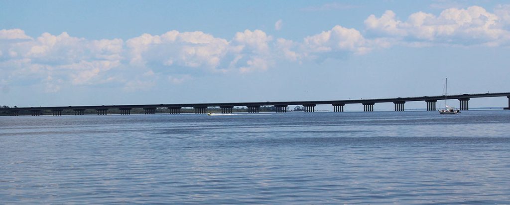 Neuse River in New Bern, NC. (Photo by Wendy Card)