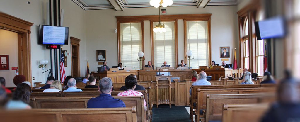 The Board of Aldermen meet on June 9, 2026 in City Hall courtroom in New Bern, NC.