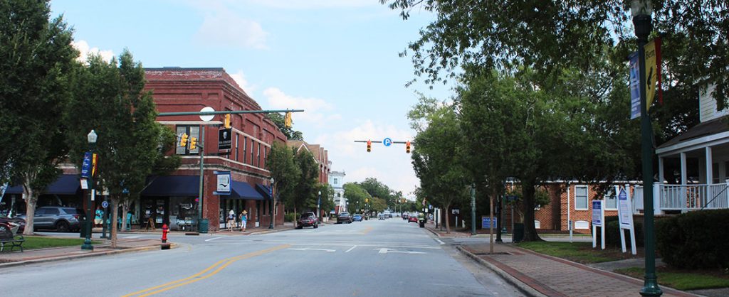 South Front Street in downtown New Bern, NC. (Photo by Wendy Card)