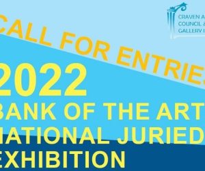 2022 Bank of the Arts National Juried Exhibition poster