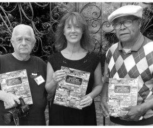 The Greater Good Gallery will hold a book launch event, open to the public in the Isaac Taylor Garden. Creative people and art lovers are welcome to join in the celebration on Wed., Oct. 18, 2017 (rain date Oct. 19) from 4-8pm. There will be a group photo at 6pm. Visit, GreaterGoodGallery.com for information on purchasing the book, “A Brief History of Artists in Eastern North Carolina: A Survey of Creative People including Artists, Performers, Designers, Photographers, Authors and Organizations.” “A Brief History of Artists in Eastern North Carolina” is a feast for the eyes. The visual guide includes more than 500 works in full color with a five-page index of creative people and organizations. The main part of the book is a 239-page look at more than 140 contributors which shaped our cultural history in eastern North Carolina, circa 2017. Authors Ben Watford, Jon Derby and Lisa Bisbee Lentz, all artists and educators, share a common vision that people should be encouraged in creative endeavors. The book can be used in lessons about the culture of eastern North Carolina. Students will come to appreciate struggles and successes of creative people in ENC. This survey is a valuable resource for an art courses, or as a reference to supplement humanities programs. Take a colorful tour of the creators’ works and lives in eastern North Carolina (ENC). The book tells the story of a cultural experience in how diverse artists from different places in ENC treat the same subject matter, such as landscape, portraits, or animals. The pages showcase art and creative people with a brief description of their contribution towards a vibrant and diverse arts community. The artists explain key influences, processes in their work or information about their future endeavors. Often, the artist quotes his/her intentions to improve your enjoyment in art. Collectors and lovers of art will gain insight into the ENC culture. The main part of the book is subdivided into a full spectrum of creativity. It’s a brief survey of creative accomplishments by visual artists, painters, sculptors, potters, dancers, performers, carvers, graphic designers, photographers, weavers, crafters, fabric artists, photojournalists, illustrators, architects, drafters, digital artists, muralists, authors, writers, poets, musicians, projects, exhibit venues, events, volunteers, theatres, councils, collectives and organizations. Contributions by Bernice Abraham, Tessie Ann Adams, John & Brandy Angelo, Art by Benetez, Barbara & Ben Watford, Ashley Barnes, Barry Knauff, Chuck Beckley, Nada Behr, Brenda Bennett, Betsy Drake Interiors, Alice Bilello, Gail & Jim Bisbee, Linda Boccia, Dion Burroughs, Chris Buttitta, Scotty Canady, Se’rah Cheatham, Andrea Clements Thompson, Becky Coleman, CoraMae Zimmerman Pipkin, the Corrs, Judith Cutler, Rich Daniels, Jon Derby, Donna Slade, Angelina Doyle, Samrae Duke, Janet & Michael Francoeur, Pete Frey, Dewey Funkhouser, Brenda Gear, Giorgianni’s, Mark & Lynn Golitz, Dee Mayer, Asha Goodwin, Lynne Baron Goodwin, Gary Gowans, Greater Good Gallery, Gregory Keyzer, Joanne Gwaltney Ashton, Charlie Hall, Alice Bilello, Krystal Helton, Lee Hood, Isaac Taylor Garden, Carol Jones, Martin Kampitch, M. Patrick Kavanaugh, Patrick Keough, Gerry King, Molly Knazek, Rebecca Koehler, Kristen Moffitt, Mike Lentz, Arden & Jeth Lindsey, Lisa Bisbee Lentz, Patricia Bisbee, Sam Love, Ed Macomber, Nell Maha, Lela Cahoon McClanahan, McDaniel’s, Elaine Meyer, GeeVee Meyer, MJ’s Raw Bar, Tony & Rita Morello, Karin Lisa Nelson, New Bern Now, New Bern Sun Journal, Nexus Poets, Matt O’Brien, the Owens’, Stacey Patterson, Maggie Peacock, Gary & Janice Peterson, Red Shoe Gallery, Cindy Ridlon, Ed Ruiz, Ben Selby, Rebecca Shelby, Silk Flowers By Jean, Donna Slade, Marjorie K. Smart, Erin Smith, STA Contracting, Bridget Swayne, Judy Szychowski, the Taglieri’s, B. Jean Taylor-Mitchell, Sherry Thurston, Darlene Tighe, Meg Unfiltered, Vicki Vitale-Farrow, Amy Voorhees, Gail Warwick, Michaelé Rose Watson, Alan Welch, Deborah Wheeler, Martha Williams and many more. For more information about the book, please contact Lisa Bisbee-Lentz at the Greater Good Gallery, 228 Craven St., 252-649-1712. By Lisa Bisbee-Lentz, Art Director, New Bern Now