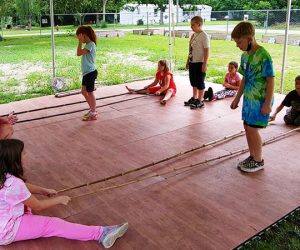 Atlantic Dance Theatre Children Dancing with Bamboo