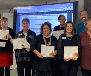 PIE check presentation to grant winners 2021-22