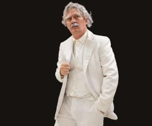 Bill Hand as Mark Twain