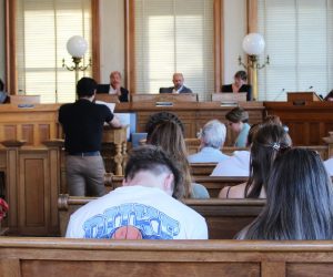 New Bern Board of Aldermen meeting at City Hall on April 14, 2024. (Photo by Wendy Card)