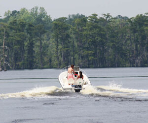 Boating on the Neuse River in New Bern, N.C. (Wendy Card)