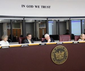 Craven County Board of Commissioners meeting in New Bern. (Photo by Wendy Card)