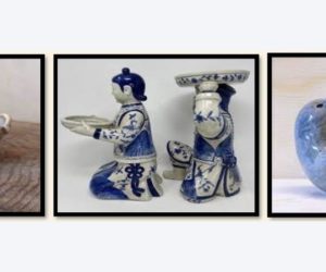 Ceramic bowl and bird