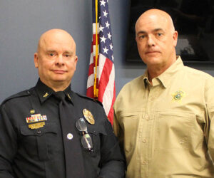 New Bern Police Chief Patrick Gallager and Craven County Sheriff Chip Hughes