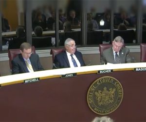 Craven County Board of Commissioners met on Jan. 5. 2026 in New Bern, NC. (Screenshot of video)