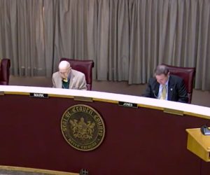 Craven County Commissioner Board Mtg - Screenshot from Jan 18 2022