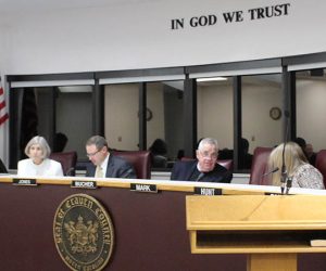 Photo of the Craven County Board of Commissioners was taken during the Nov. 18 meeting in downtown New Bern, NC. (Photo by Wendy Card)