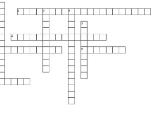 Crossword - May 16 2021