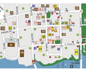 New Bern Now Map in Magazine